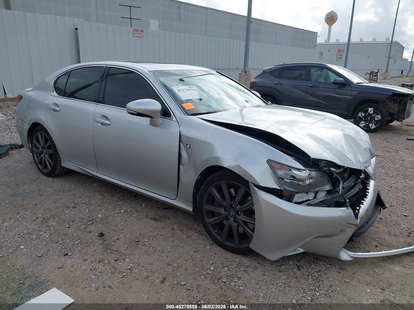 2015 Lexus Gs VIN JTHBE1BL9FA005707 IAAI salvage auction — FRONT END, Original (Texas), sold $2,950 on 2026-08-01 (photo 1)
