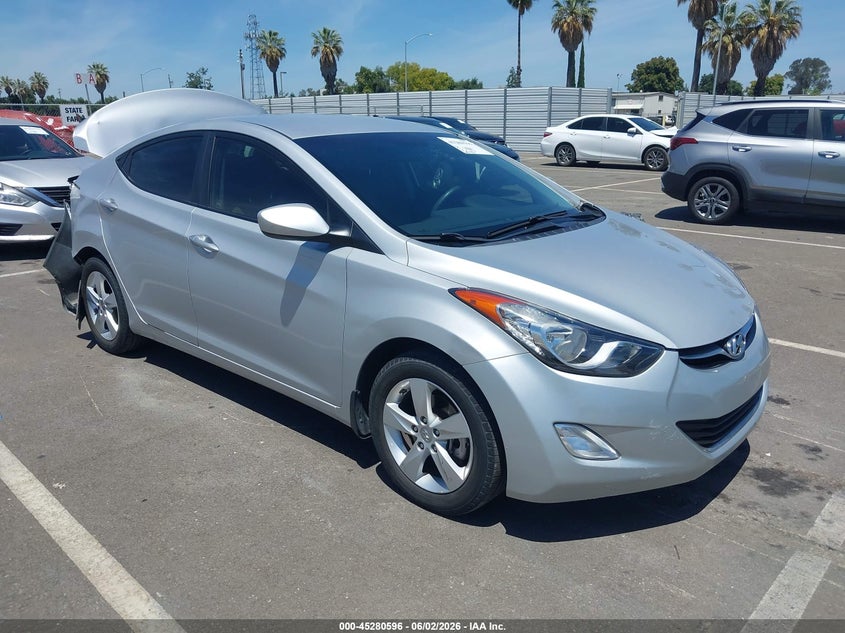 2013 Hyundai Elantra VIN KMHDH4AE4DU949847 IAAI salvage auction — REAR END, Salvage Title, sold $875 on 2026-07-07 (photo 1)