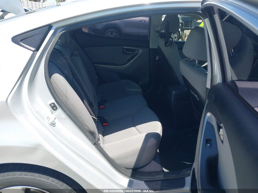 2013 Hyundai Elantra VIN KMHDH4AE4DU949847 IAAI salvage auction — REAR END, Salvage Title, sold $875 on 2026-07-07 (photo 8)