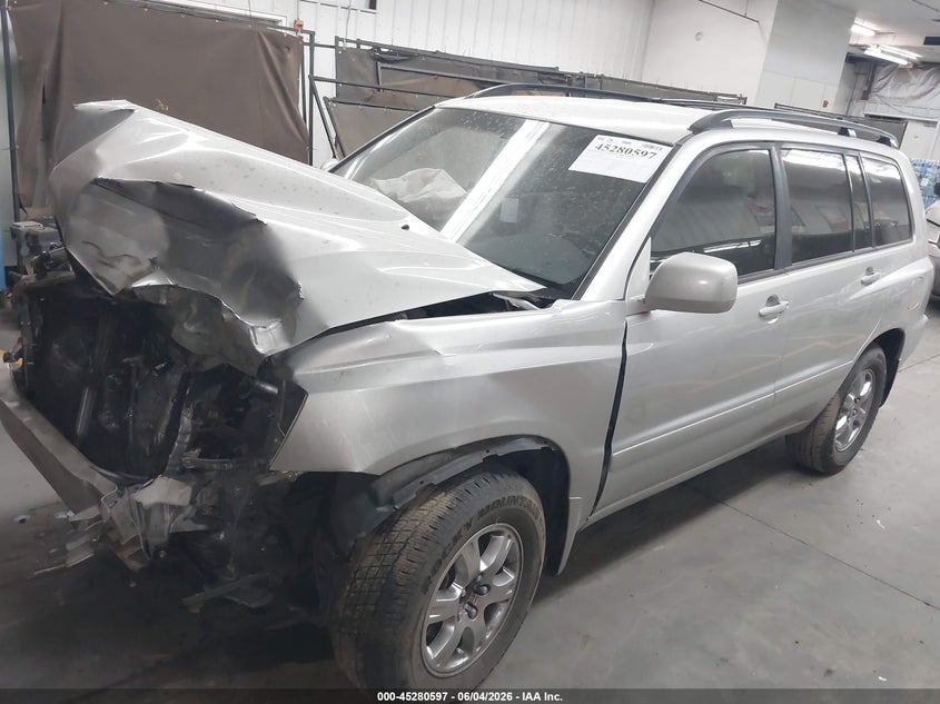 2004 Toyota Highlander VIN JTEDP21A840033247 IAAI salvage auction — FRONT END, Salvage (Arizona), sold $300 on 2026-07-14 (photo 2)