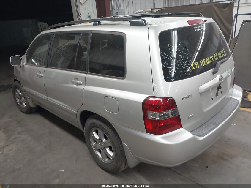 2004 Toyota Highlander VIN JTEDP21A840033247 IAAI salvage auction — FRONT END, Salvage (Arizona), sold $300 on 2026-07-14 (photo 3)