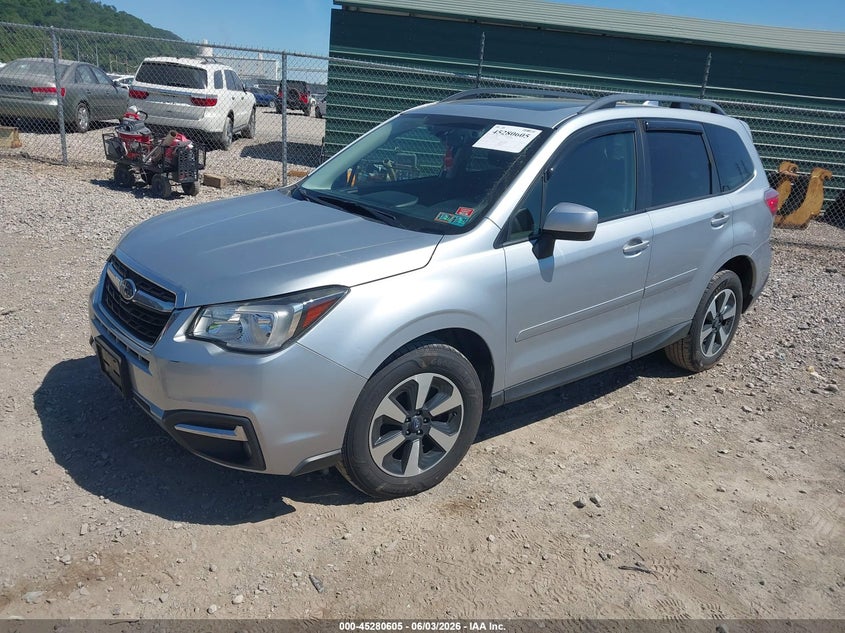 2017 Subaru Forester VIN JF2SJAGC2HH810496 IAAI salvage auction — RIGHT FRONT, Salvage Title, sold $1,400 on 2026-07-07 (photo 2)