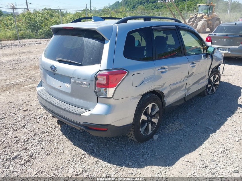2017 Subaru Forester VIN JF2SJAGC2HH810496 IAAI salvage auction — RIGHT FRONT, Salvage Title, sold $1,400 on 2026-07-07 (photo 4)
