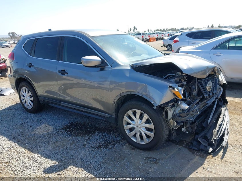 2018 Nissan Rogue VIN KNMAT2MT2JP583191 IAAI salvage auction — FRONT END, Salvage Title, sold $25 on 2026-07-29 (photo 1)