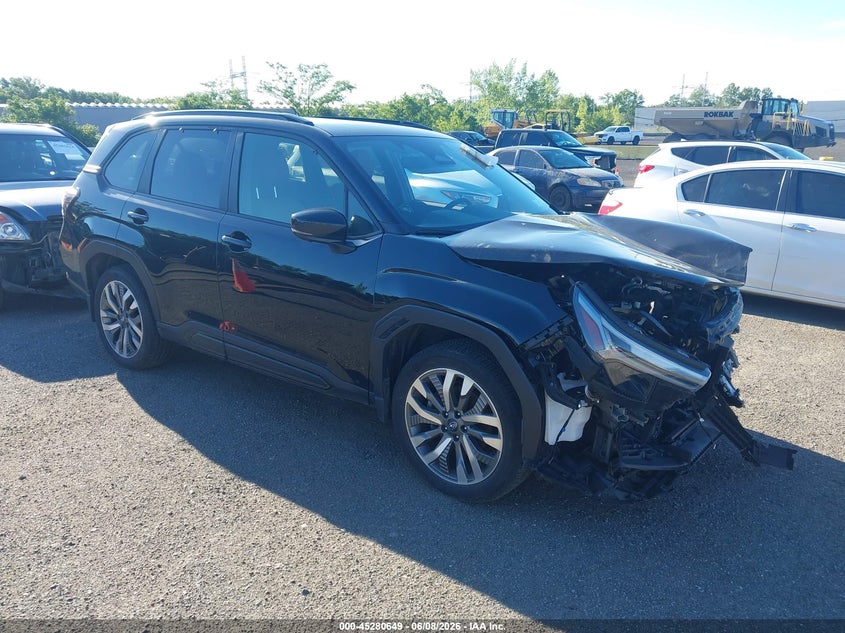 2025 Subaru Forester VIN JF2SLDTCXSH467462 IAAI salvage auction — FRONT END, Mv-907A (New York), sold $8,975 on 2026-07-28 (photo 1)
