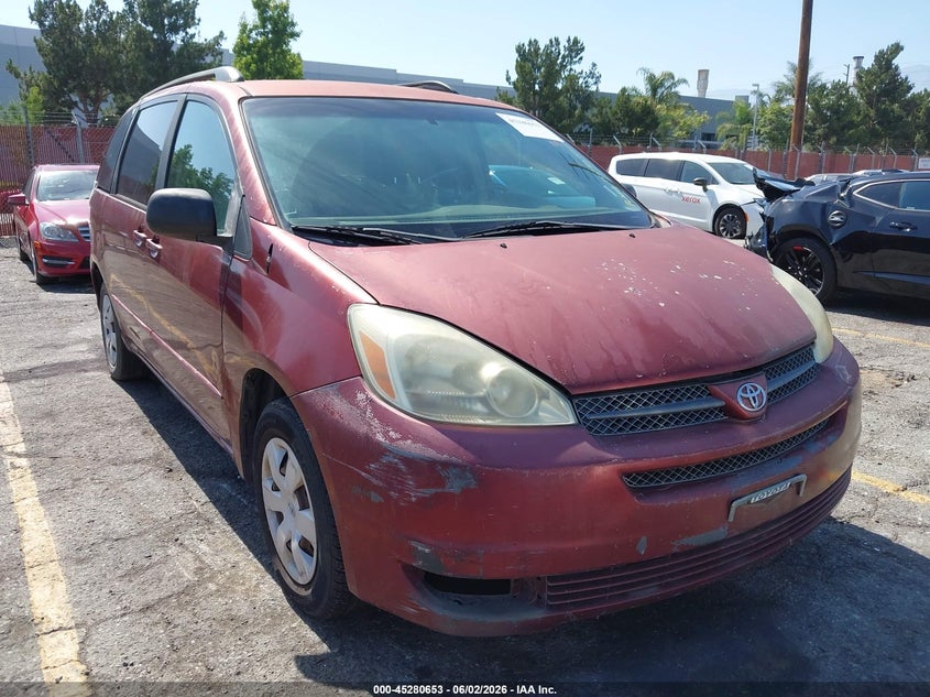 2005 Toyota Sienna VIN 5TDZA23C75S231567 IAAI salvage auction — NORMAL WEAR, Clear - Dealer Only (California), sold $800 on 2026-07-14 (photo 6)