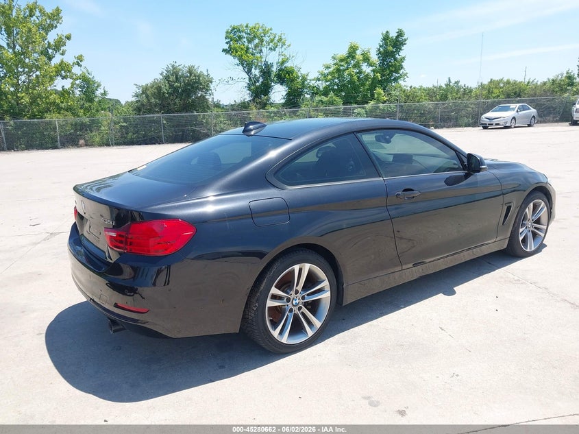 2014 BMW 4er VIN WBA3R5C57EF730450 IAAI salvage auction — NORMAL WEAR, Clear (Missouri), sold $4,325 on 2026-07-28 (photo 4)