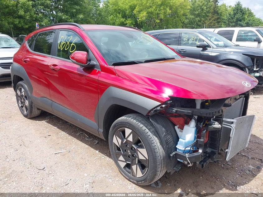 2024 Hyundai Kona VIN KM8HBCAB1RU044010 IAAI salvage auction — FRONT END, Salvage Title, sold $5,800 on 2026-07-09 (photo 1)