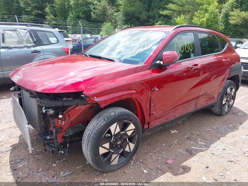 2024 Hyundai Kona VIN KM8HBCAB1RU044010 IAAI salvage auction — FRONT END, Salvage Title, sold $5,800 on 2026-07-09 (photo 2)