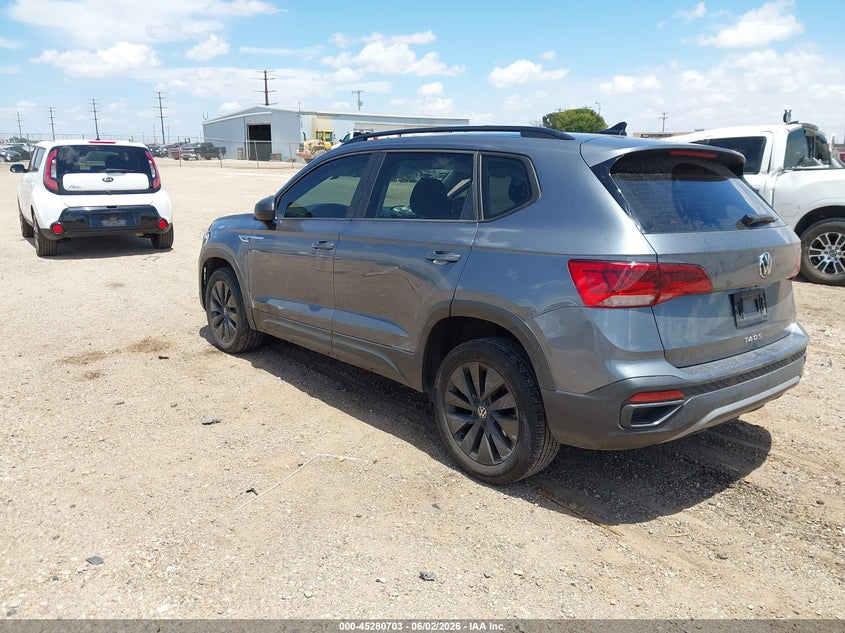 2023 Volkswagen Taos VIN 3VVDX7B24PM382112 IAAI salvage auction — ALL OVER, Salvage Title, sold $4,750 on 2026-07-23 (photo 3)