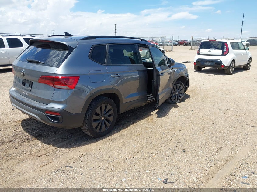 2023 Volkswagen Taos VIN 3VVDX7B24PM382112 IAAI salvage auction — ALL OVER, Salvage Title, sold $4,750 on 2026-07-23 (photo 4)