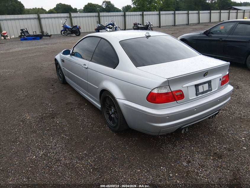 2004 BMW M3 VIN WBSBL93424PN57470 IAAI salvage auction — NORMAL WEAR, Clear (Louisiana), sold $9,250 on 2026-07-29 (photo 3)