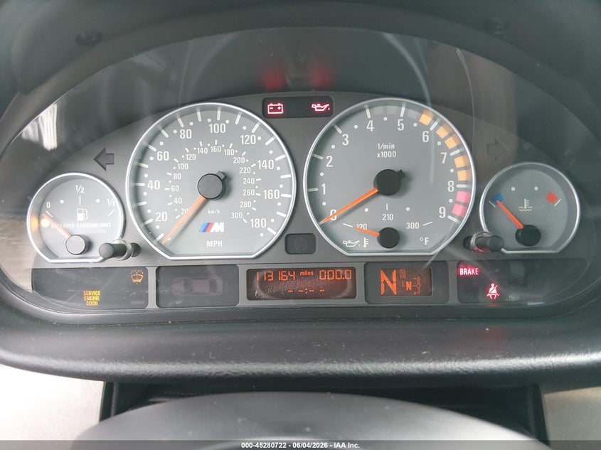 2004 BMW M3 VIN WBSBL93424PN57470 IAAI salvage auction — NORMAL WEAR, Clear (Louisiana), sold $9,250 on 2026-07-29 (photo 7)