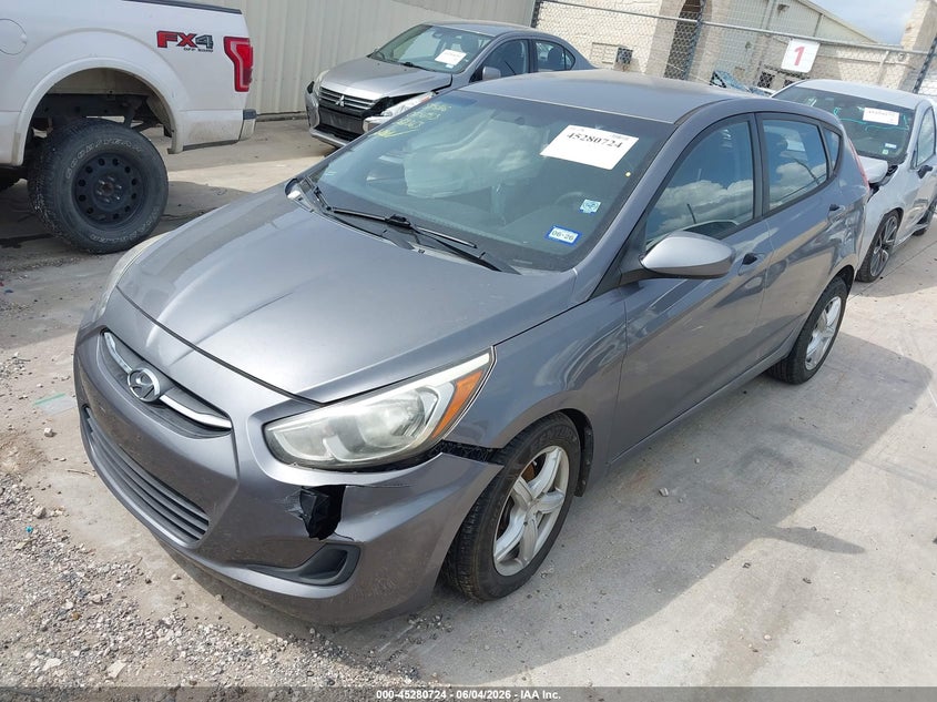 2016 Hyundai Accent VIN KMHCT5AE0GU268363 IAAI salvage auction — NORMAL WEAR, Salvage Title, sold $450 on 2026-07-13 (photo 2)