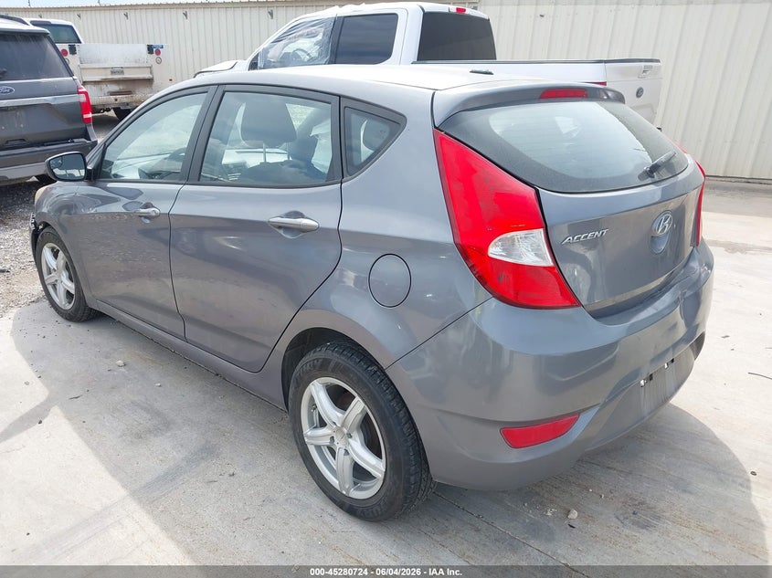 2016 Hyundai Accent VIN KMHCT5AE0GU268363 IAAI salvage auction — NORMAL WEAR, Salvage Title, sold $450 on 2026-07-13 (photo 3)