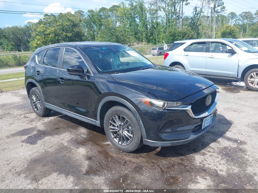 2021 Mazda Cx-5 VIN JM3KFBCM4M1329115 IAAI salvage auction — LEFT SIDE, Salvage Title, sold $5,250 on 2026-07-28 (photo 1)