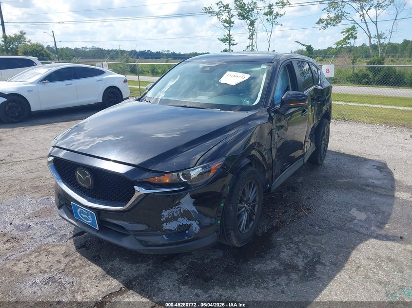 2021 Mazda Cx-5 VIN JM3KFBCM4M1329115 IAAI salvage auction — LEFT SIDE, Salvage Title, sold $5,250 on 2026-07-28 (photo 2)