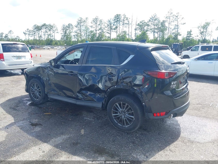 2021 Mazda Cx-5 VIN JM3KFBCM4M1329115 IAAI salvage auction — LEFT SIDE, Salvage Title, sold $5,250 on 2026-07-28 (photo 3)