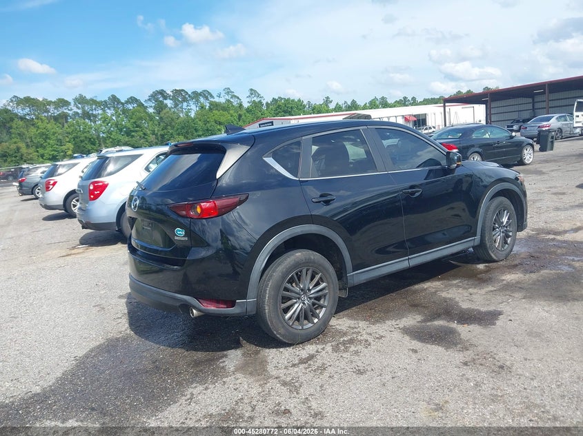2021 Mazda Cx-5 VIN JM3KFBCM4M1329115 IAAI salvage auction — LEFT SIDE, Salvage Title, sold $5,250 on 2026-07-28 (photo 4)