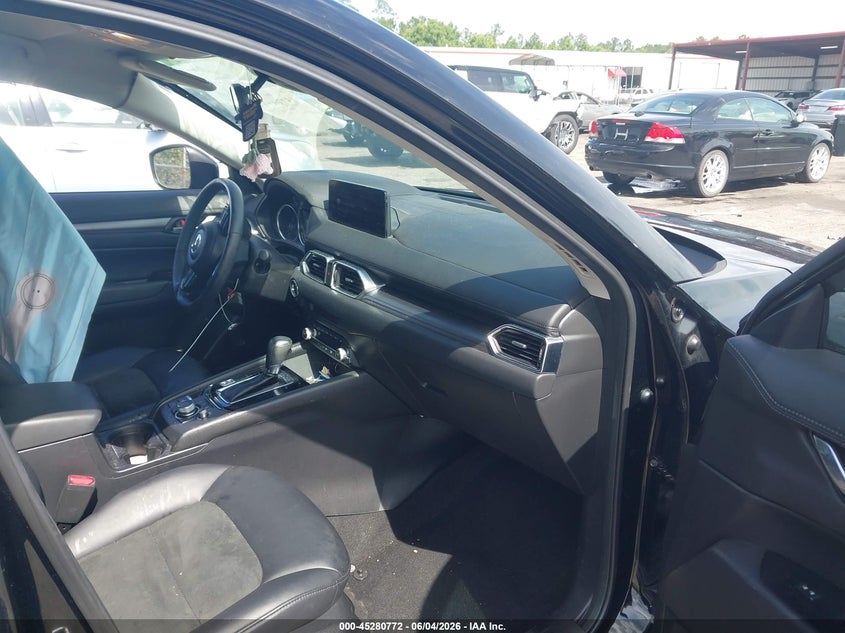 2021 Mazda Cx-5 VIN JM3KFBCM4M1329115 IAAI salvage auction — LEFT SIDE, Salvage Title, sold $5,250 on 2026-07-28 (photo 5)