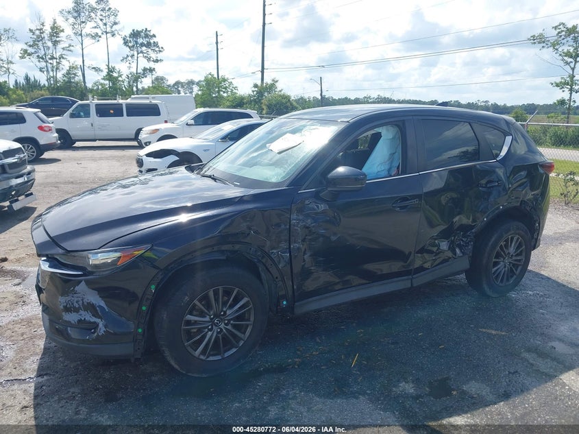 2021 Mazda Cx-5 VIN JM3KFBCM4M1329115 IAAI salvage auction — LEFT SIDE, Salvage Title, sold $5,250 on 2026-07-28 (photo 6)