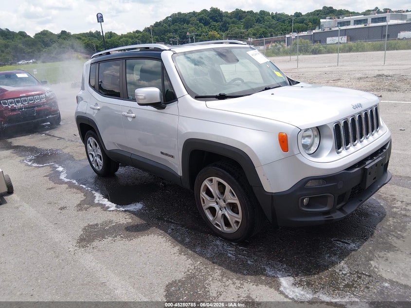 2015 Jeep Renegade VIN ZACCJBDT0FPB74312 IAAI salvage auction — HAIL, Salvage (Missouri), sold $1,700 on 2026-07-29 (photo 1)