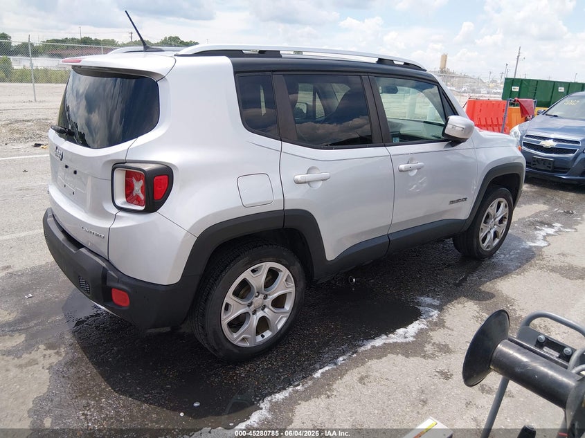 2015 Jeep Renegade VIN ZACCJBDT0FPB74312 IAAI salvage auction — HAIL, Salvage (Missouri), sold $1,700 on 2026-07-29 (photo 4)