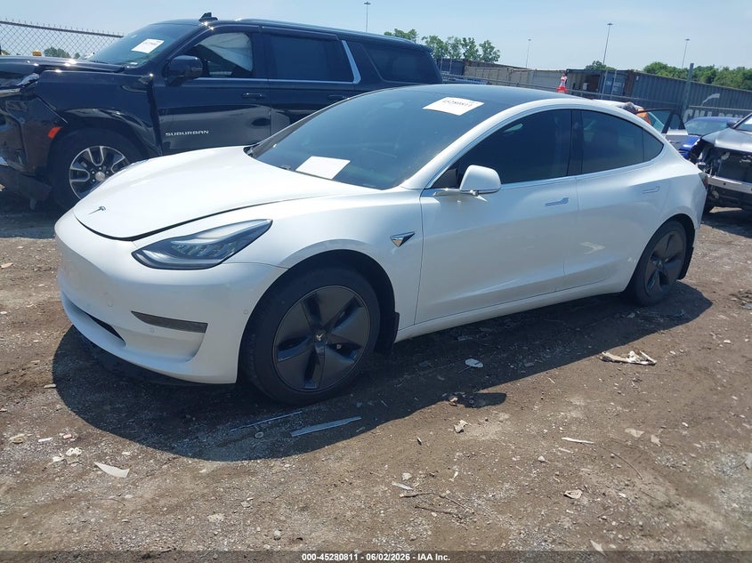 2020 Tesla Model 3 VIN 5YJ3E1EA6LF737179 IAAI salvage auction — FRONT END, Salvage Title, sold $4,700 on 2026-07-09 (photo 2)