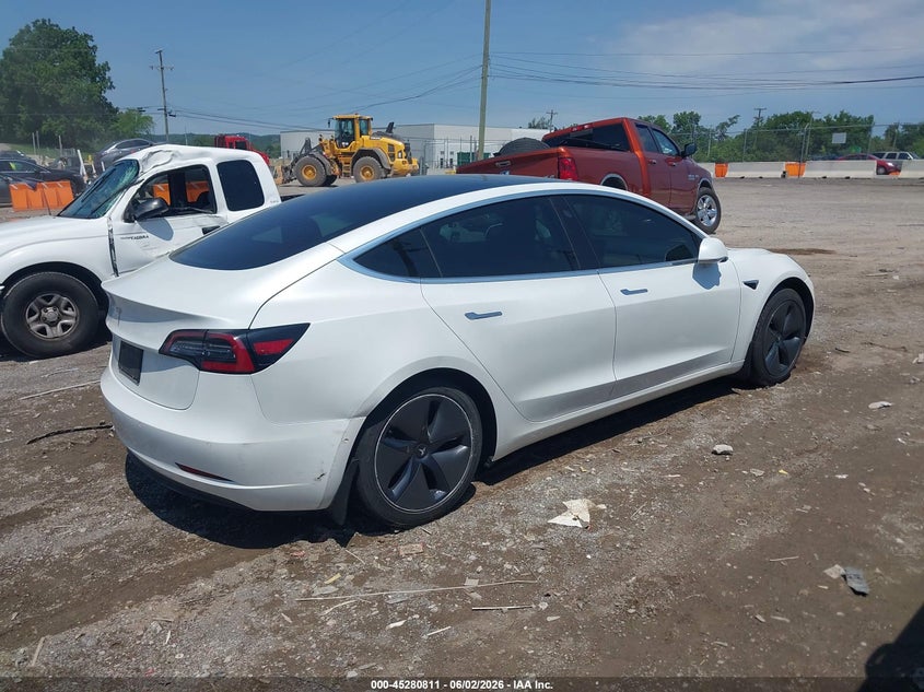 2020 Tesla Model 3 VIN 5YJ3E1EA6LF737179 IAAI salvage auction — FRONT END, Salvage Title, sold $4,700 on 2026-07-09 (photo 4)