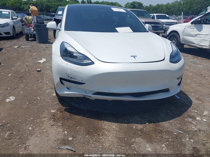 2020 Tesla Model 3 VIN 5YJ3E1EA6LF737179 IAAI salvage auction — FRONT END, Salvage Title, sold $4,700 on 2026-07-09 (photo 6)