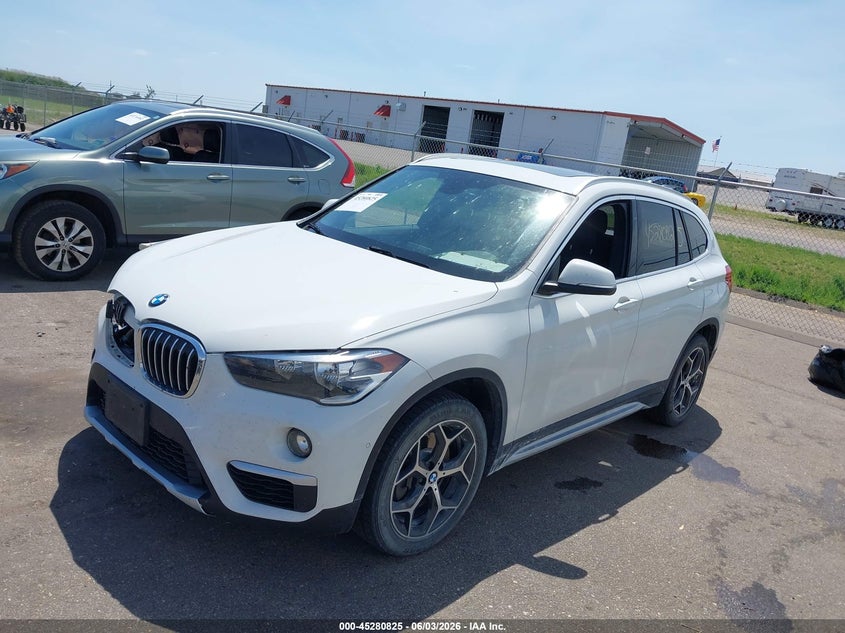 2018 BMW X1 VIN WBXHT3C39J5L31278 IAAI salvage auction — RIGHT FRONT, Salvage Title, sold $25 on 2026-07-27 (photo 2)
