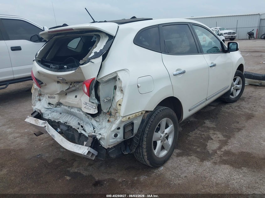2013 Nissan Rogue VIN JN8AS5MV3DW620995 IAAI salvage auction — REAR END, Salvage Title, sold $600 on 2026-07-08 (photo 4)