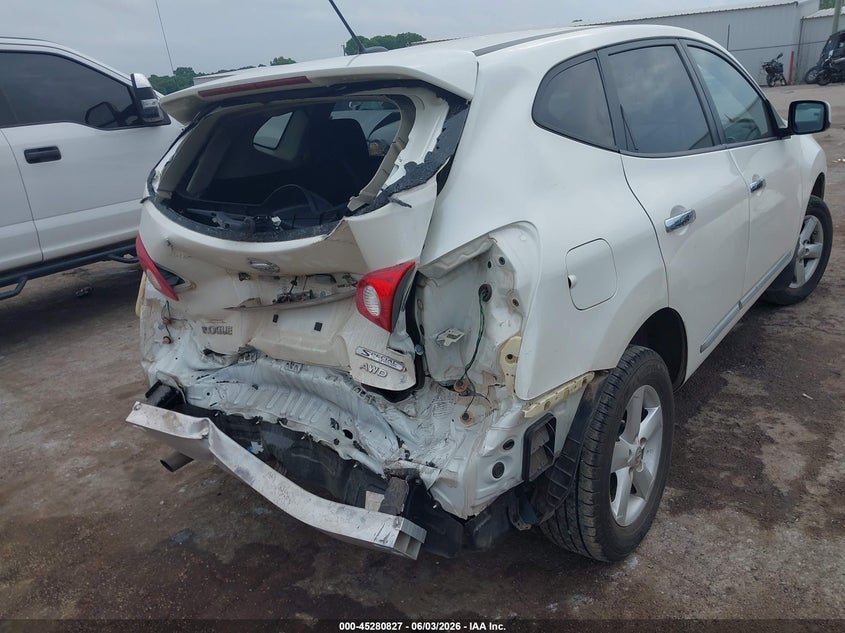2013 Nissan Rogue VIN JN8AS5MV3DW620995 IAAI salvage auction — REAR END, Salvage Title, sold $600 on 2026-07-08 (photo 6)