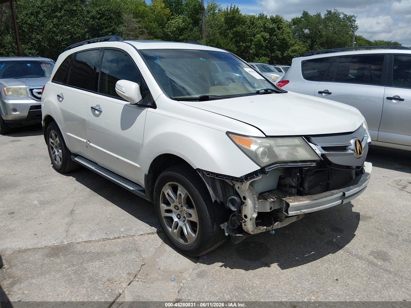 2009 Acura Mdx VIN 2HNYD28459H514424 IAAI salvage auction — MECHANICAL, Original (Texas), sold $350 on 2026-08-03 (photo 1)