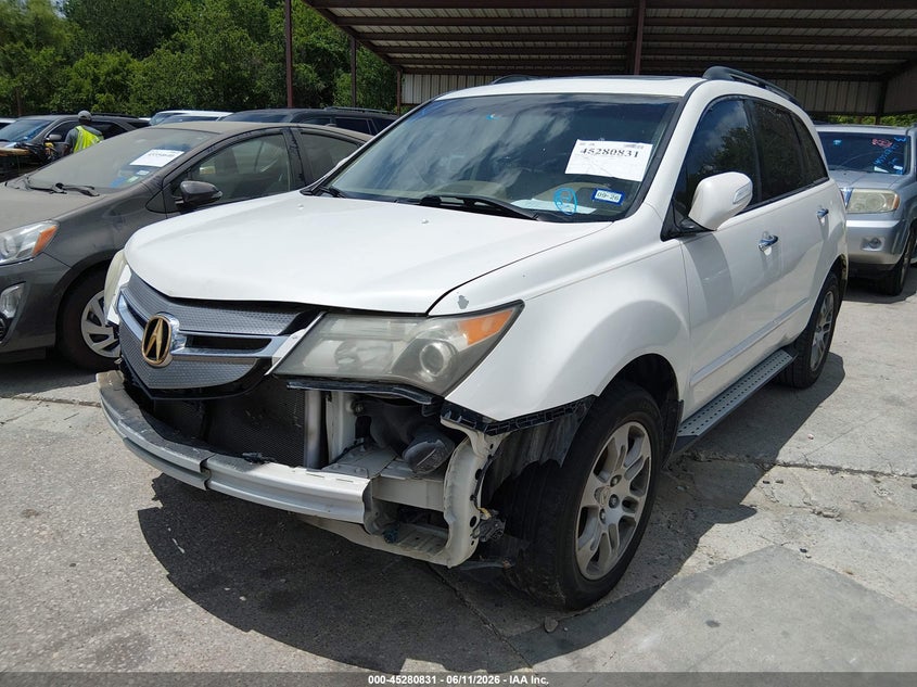 2009 Acura Mdx VIN 2HNYD28459H514424 IAAI salvage auction — MECHANICAL, Original (Texas), sold $350 on 2026-08-03 (photo 2)