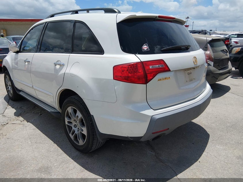 2009 Acura Mdx VIN 2HNYD28459H514424 IAAI salvage auction — MECHANICAL, Original (Texas), sold $350 on 2026-08-03 (photo 3)