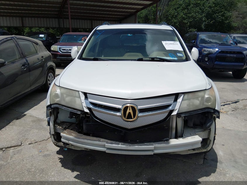 2009 Acura Mdx VIN 2HNYD28459H514424 IAAI salvage auction — MECHANICAL, Original (Texas), sold $350 on 2026-08-03 (photo 6)