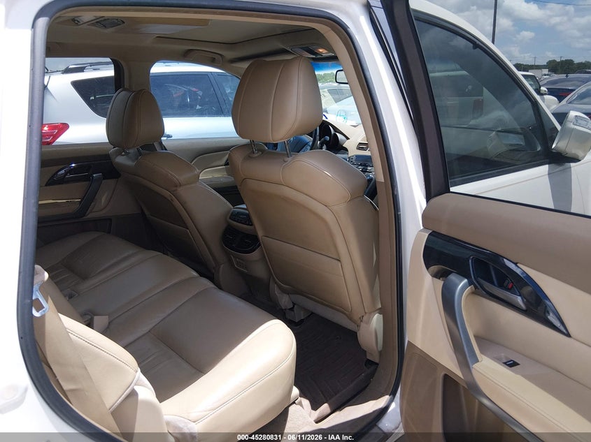 2009 Acura Mdx VIN 2HNYD28459H514424 IAAI salvage auction — MECHANICAL, Original (Texas), sold $350 on 2026-08-03 (photo 8)