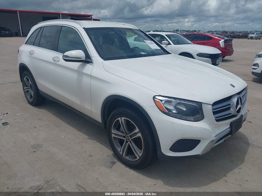 2019 Mercedes-benz Glc VIN WDC0G4JBXKV141967 IAAI salvage auction — WATER/FLOOD, Original (Texas), sold $5,500 on 2026-08-14 (photo 1)