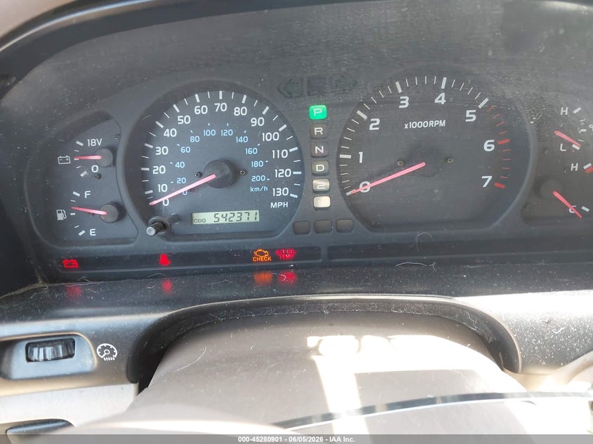 2000 Toyota Land cruiser VIN JT3HT05J1Y0112964 IAAI salvage auction — FRONT END, Salvage (Georgia), sold $3,000 on 2026-07-08 (photo 7)