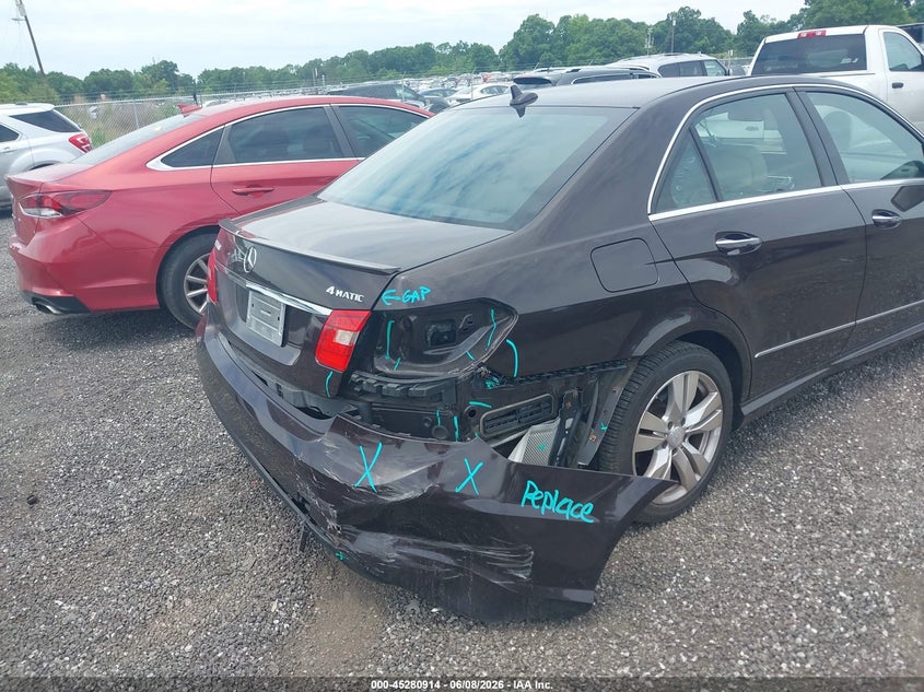 2011 Mercedes-benz E-class VIN WDDHF8HB0BA503830 IAAI salvage auction — RIGHT REAR, Salvage (Idaho), sold $1,625 on 2026-08-18 (photo 6)