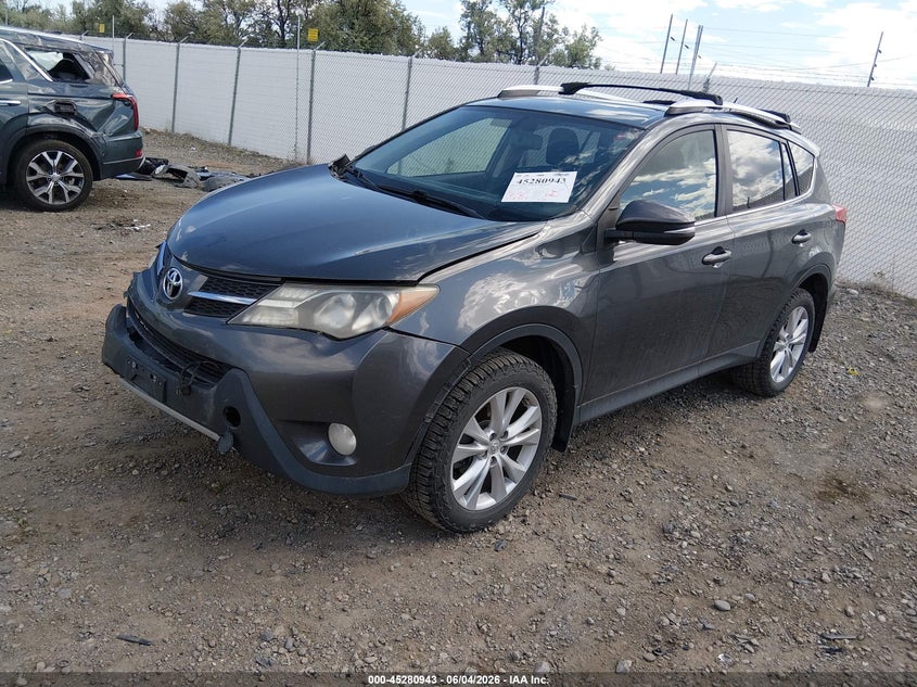 2013 Toyota Rav 4 VIN JTMDFREV4DD007167 IAAI salvage auction — RIGHT FRONT, Salvage Title, sold $3,800 on 2026-07-15 (photo 2)