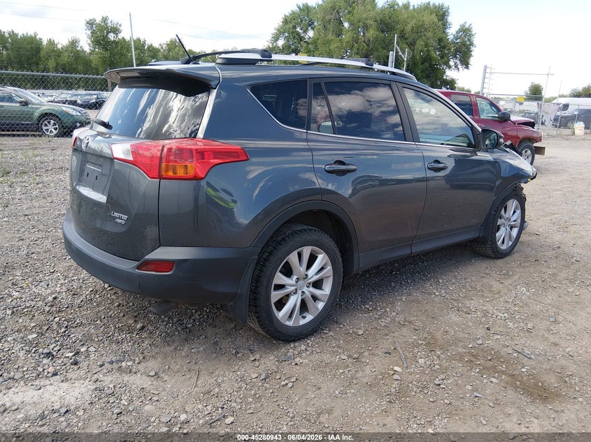 2013 Toyota Rav 4 VIN JTMDFREV4DD007167 IAAI salvage auction — RIGHT FRONT, Salvage Title, sold $3,800 on 2026-07-15 (photo 4)