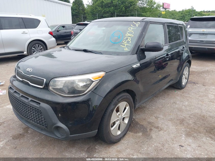 2016 Kia Soul VIN KNDJN2A20G7375308 IAAI salvage auction — NORMAL WEAR, Clear - Public Restricted (Oklahoma), sold $625 on 2026-07-15 (photo 2)