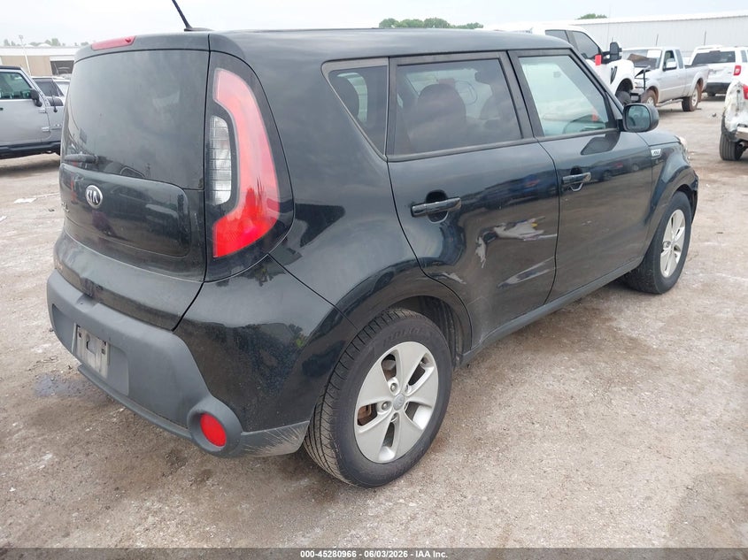 2016 Kia Soul VIN KNDJN2A20G7375308 IAAI salvage auction — NORMAL WEAR, Clear - Public Restricted (Oklahoma), sold $625 on 2026-07-15 (photo 4)
