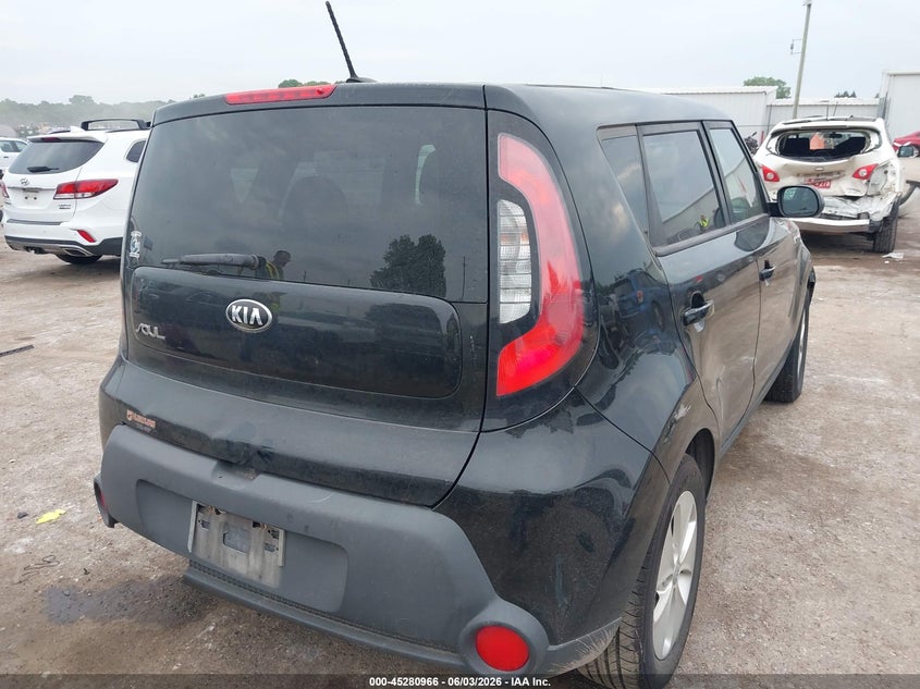 2016 Kia Soul VIN KNDJN2A20G7375308 IAAI salvage auction — NORMAL WEAR, Clear - Public Restricted (Oklahoma), sold $625 on 2026-07-15 (photo 6)