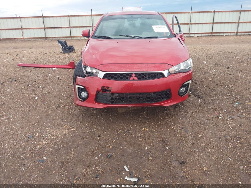 2016 Mitsubishi Lancer VIN JA32U2FU7GU006611 IAAI salvage auction — RIGHT FRONT, Salvage (Texas), sold $400 on 2026-07-13 (photo 6)
