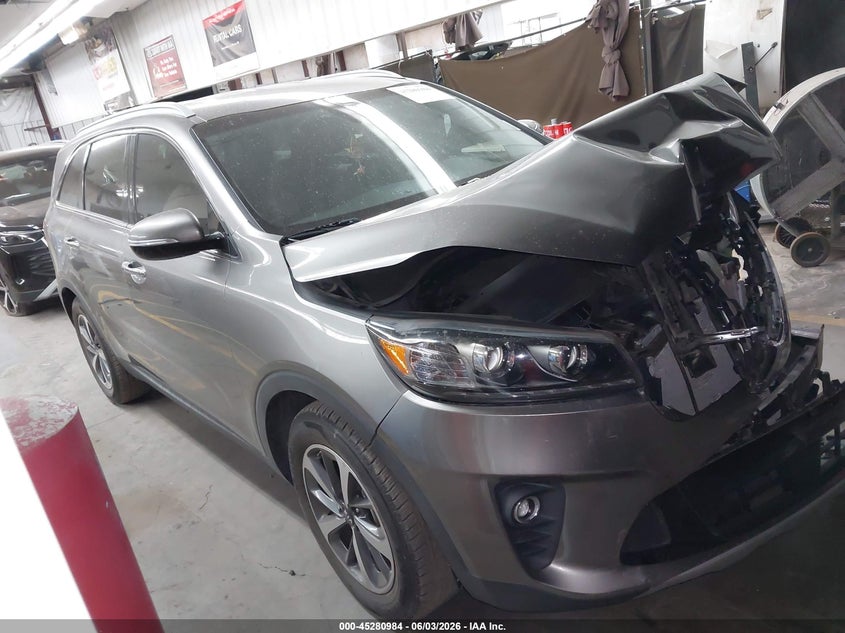 2019 Kia Sorento VIN 5XYPH4A54KG432807 IAAI salvage auction — FRONT END, Salvage Title, sold $3,400 on 2026-07-28 (photo 1)