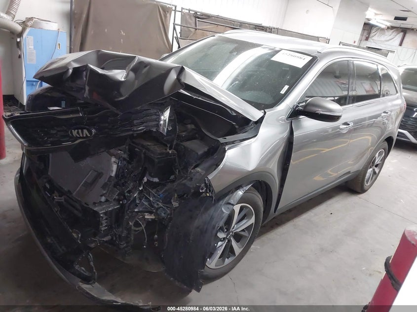 2019 Kia Sorento VIN 5XYPH4A54KG432807 IAAI salvage auction — FRONT END, Salvage Title, sold $3,400 on 2026-07-28 (photo 2)