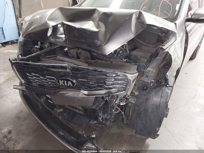 2019 Kia Sorento VIN 5XYPH4A54KG432807 IAAI salvage auction — FRONT END, Salvage Title, sold $3,400 on 2026-07-28 (photo 6)